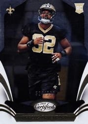 2018 Panini Certified Base Set Marcus Davenport #157 card
