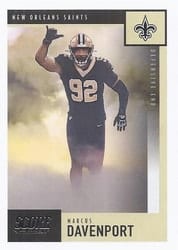 2020 Score Base Set Marcus Davenport #273 card