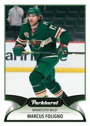 2021-22 Parkhurst Base Set Marcus Foligno #100 card
