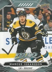 2019-20 Upper Deck MVP Base Set Marcus Johansson #8 card