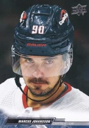2022-23 Upper Deck Base Set Marcus Johansson #649 card