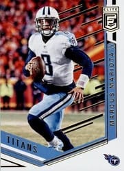 2018 Donruss Elite Base Set Marcus Mariota #52 card
