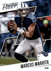 2018 Panini Prestige Base Set Marcus Mariota #107 card