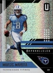 2018 Panini Unparalleled Base Set Marcus Mariota #189 card