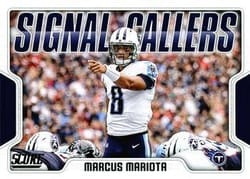 2018 Score Signal Callers Marcus Mariota #29 card