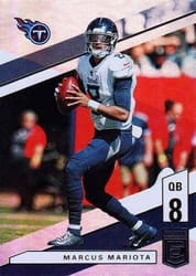 2019 Donruss Elite Base Set Marcus Mariota #50 card