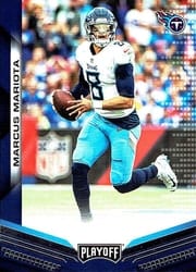 2019 Panini Playoff Base Set Marcus Mariota #67 card