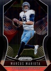 2019 Panini Prizm Base Set Marcus Mariota #163 card