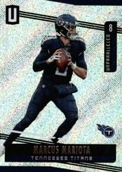 2019 Panini Unparalleled Base Set Marcus Mariota #58 card