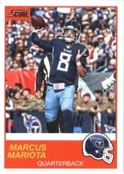 2019 Score Base Set Marcus Mariota #72 card