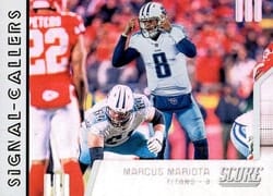 2019 Score Signal-Callers Marcus Mariota #SC-28 card