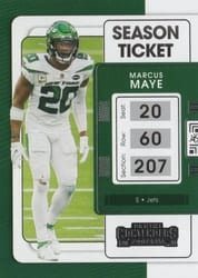 2021 Panini Contenders Base Set Marcus Maye #77 card