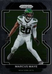 2021 Panini Prizm Base Set Marcus Maye #91 card