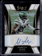 2021 Panini Select Signatures Select Marcus Maye #SSP-MMA card