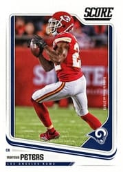 2018 Score Base Set Marcus Peters #161 card