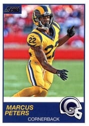 2019 Score Base Set Marcus Peters #294 card