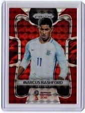 2018 Panini Prizm World Cup Marcus Rashford Red Mosaic Prizm #72 card