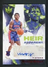 2023-24 Panini Court Kings Heir Apparent Autographs Marcus Sasser #HA-MSP