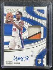 2023-24 Panini Immaculate Collection Sneaker Swatches Signatures Marcus Sasser #34 card