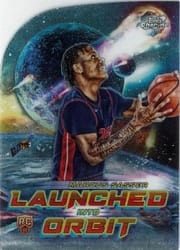2023-24 Topps Chrome Cosmic Launched Into Orbit Marcus Sasser #LIO-10 card