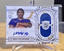 2023-24 Topps Royalty Regalia Relic Signatures Marcus Sasser #RRS-MS card