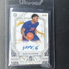 2023-24 Topps Royalty Rookie Autographs Marcus Sasser #RA-MS card