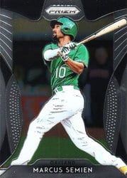 2019 Panini Prizm Base Set Marcus Semien #217 card