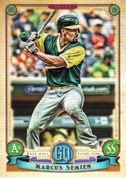 2019 Topps Gypsy Queen Base Set Marcus Semien #201 card