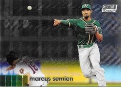 2020 Stadium Club Chrome Base Set Marcus Semien #179 card