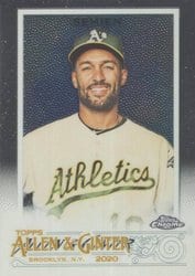 2020 Topps Allen & Ginter Chrome Base Set Marcus Semien #63 card