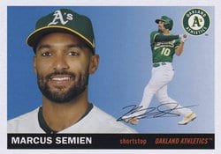 2020 Topps Archives Base Set Marcus Semien #22 card