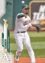 2020 Topps Base Set Marcus Semien #366 card