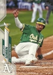 2020 Topps Base Set Marcus Semien #366b card