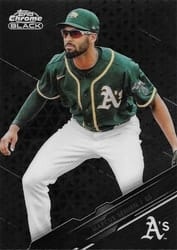2020 Topps Chrome Black Base Set Marcus Semien #49 card