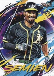2020 Topps Fire Base Set Marcus Semien #41 card