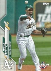 2020 Topps Opening Day Base Set Marcus Semien #178 card