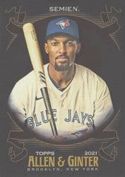 2021 Topps Allen & Ginter X Base Set Marcus Semien #169 card