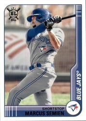 2021 Topps Big League Base Set Marcus Semien #21 card