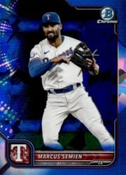 2022 Bowman Chrome Sapphire Edition Base Set Marcus Semien #32 card