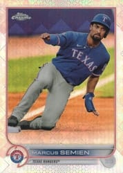 2022 Topps Chrome Logofractor Edition Base Set Marcus Semien #5 card