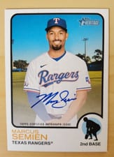 2022 Topps Heritage Real One Autographs Marcus Semien #ROA-MS card
