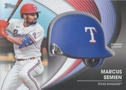 2022 Topps Update Commemorative Batting Helmets Marcus Semien #BH-MS card