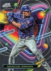 2023 Topps Cosmic Chrome Base Set Marcus Semien #8 card