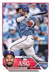 2023 Topps Update 2023 All-Star Game Marcus Semien #ASG-12 card