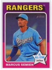 2024 Topps Heritage Marcus Semien Flip Stock #127 card
