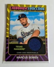 2024 Topps Heritage Clubhouse Collection Relic Marcus Semien #CCR-MSE card