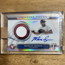 2024 Topps Pristine Pieces Autograph Relic Marcus Semien #PPAR-MS card