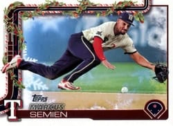 2025 Topps Holiday Base Set Marcus Semien #H9 card