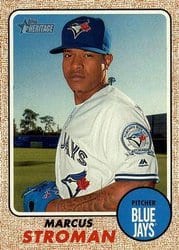 2017 Topps Heritage Base Set Marcus Stroman #308 card