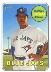 2018 Topps Heritage Base Set Marcus Stroman #249 card